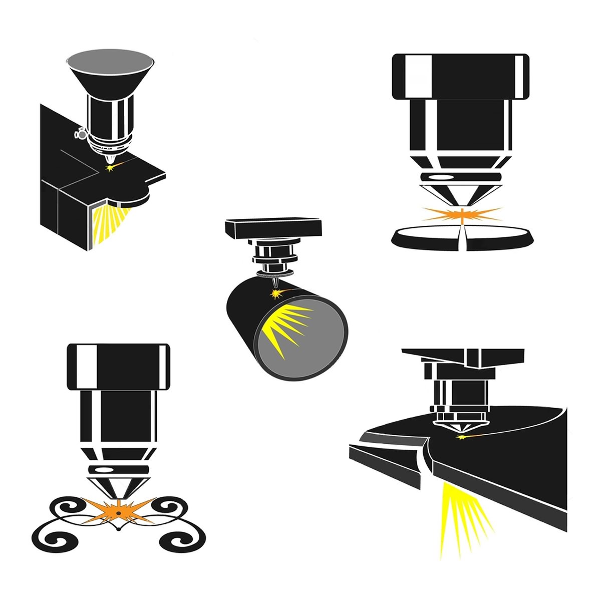 光纖激光切割金屬板和管項目