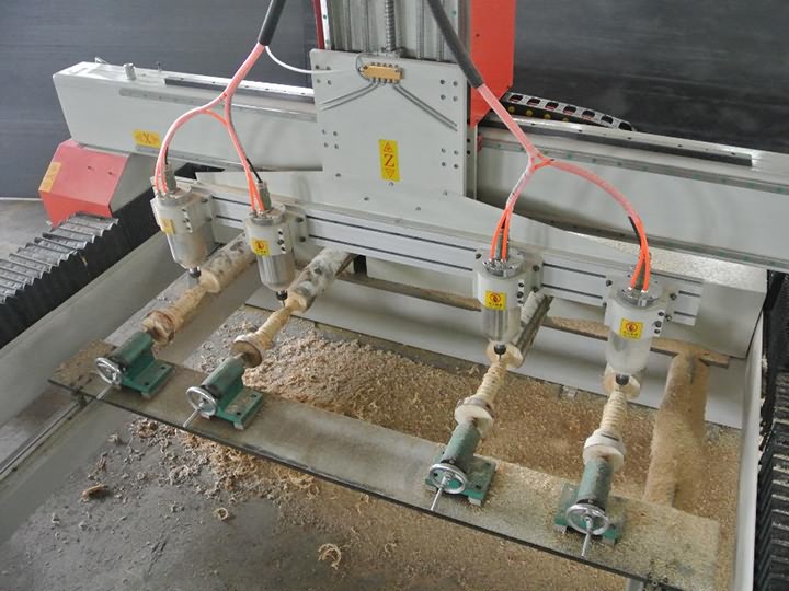 帶旋轉(zhuǎn)軸的 4 頭數(shù)控雕刻機(jī) 帶旋轉(zhuǎn)軸的 4 頭數(shù)控雕刻機(jī)