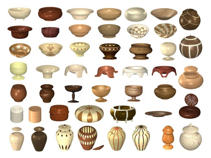 業余愛好數控木工車床用于碗、盤子、花瓶、杯子