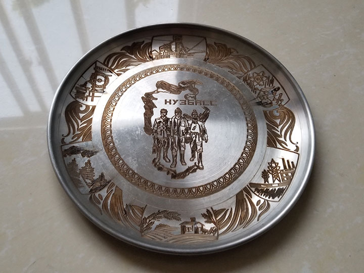 鋼板內表面激光圖案打標 鋼板內表面激光圖案打標