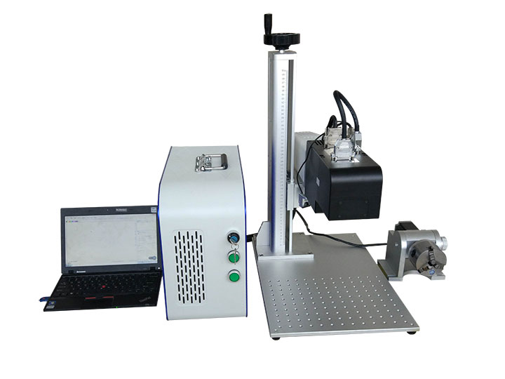 動態聚焦 3D 帶旋轉附件的光纖激光雕刻機 動態聚焦 3D 帶旋轉附件的光纖激光雕刻機