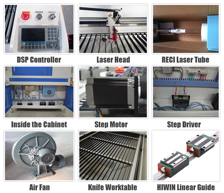 標準配置 CO2 激光雕刻機 60W/80W/100W/130W/150W/180W