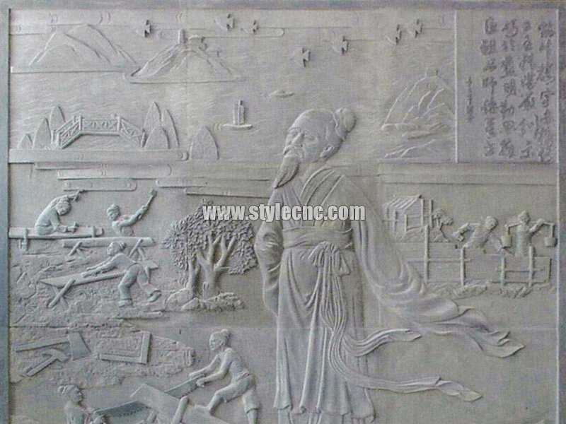 石材雕刻機(jī)數(shù)控大理石雕刻樣品 07