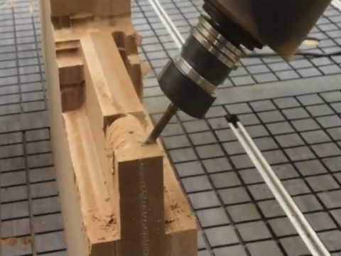 帶換刀裝置的四軸木工數控雕刻機 帶換刀裝置的四軸木工數控雕刻機