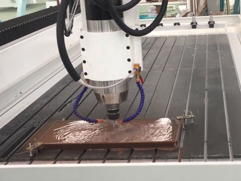 用于石材雕刻的線性自動換刀數控雕刻機