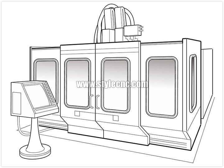 全封閉式數控加工中心 全封閉式數控加工中心