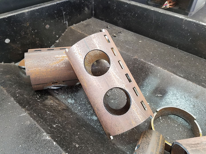 光纖激光切割機(jī)金屬管樣品