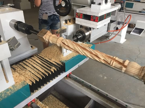 數控木工車床拉削樓梯扶手 數控木工車床拉削樓梯扶手