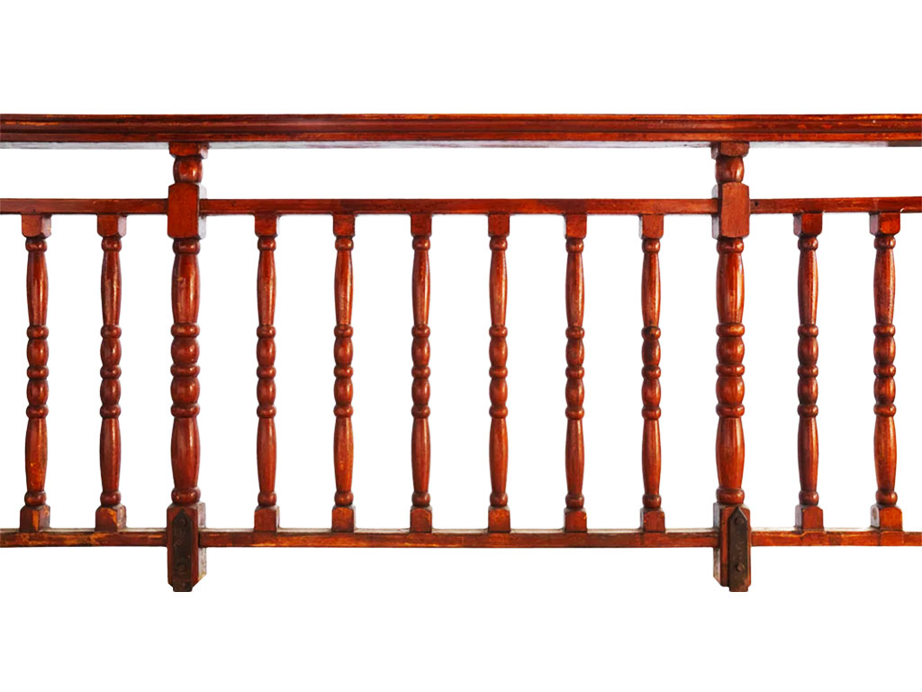 數控木工車床車削木樓梯欄桿