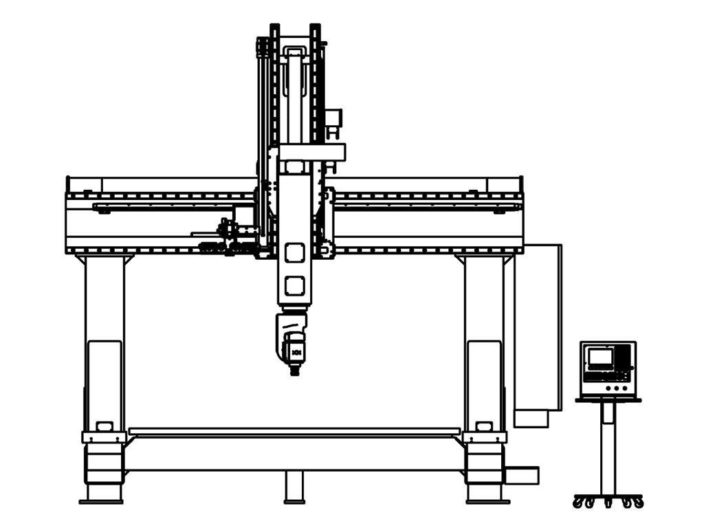 5軸數(shù)控銑床