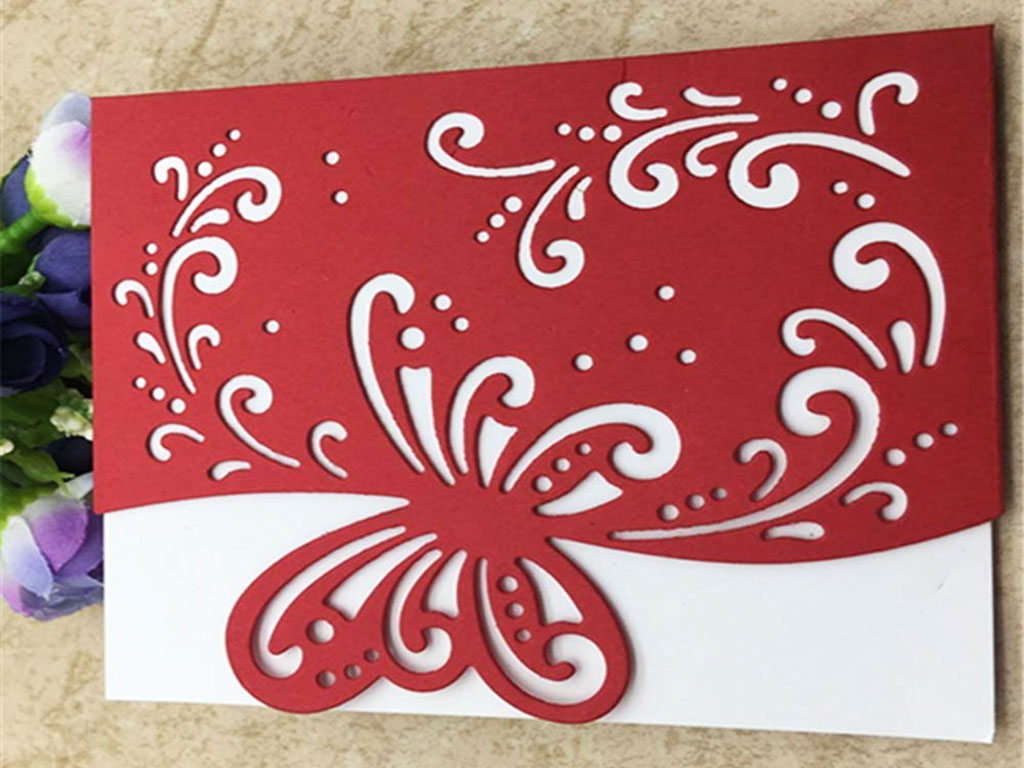 3D 動態 CO2 賀卡切割項目激光機