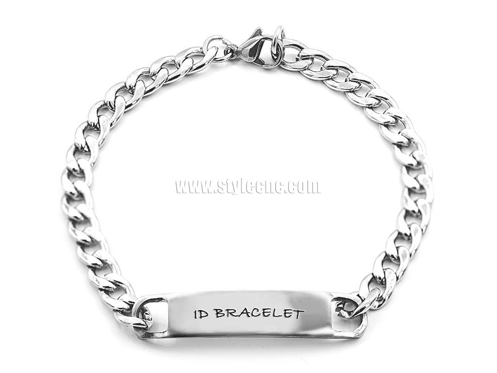 不銹鋼 ID 手鏈激光雕刻機