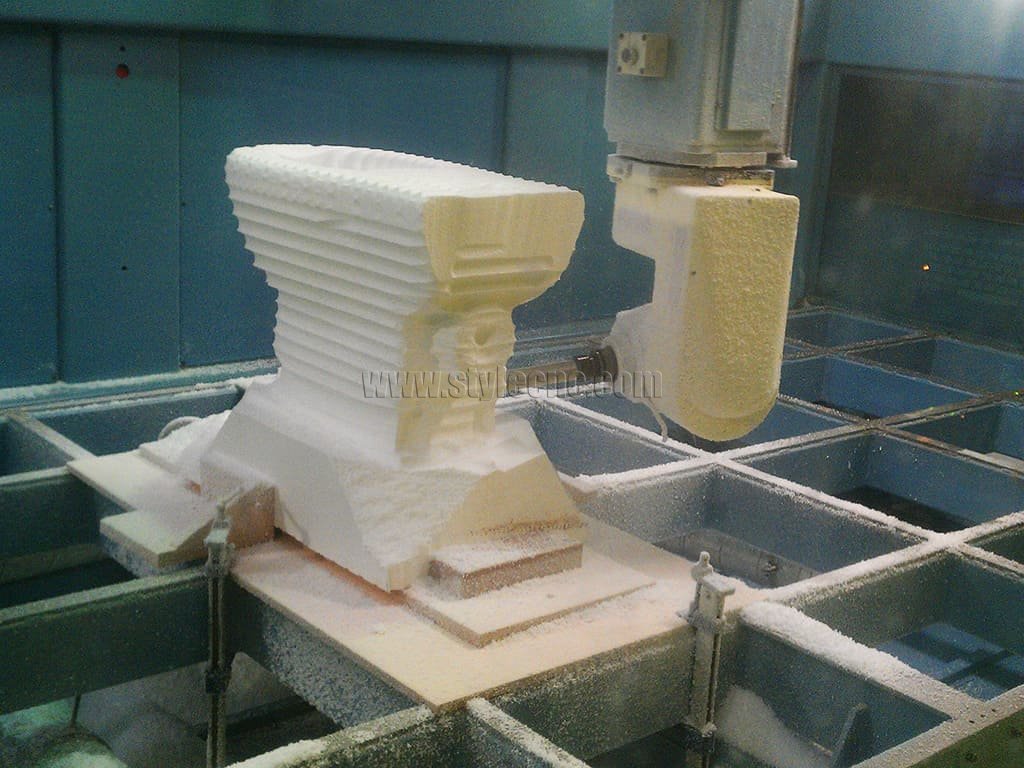 五軸數控加工 3D 廁所原型