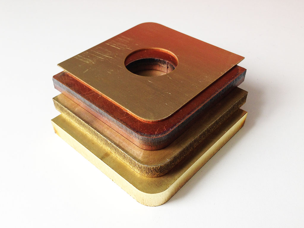 光纖激光切割銅和黃銅板項目