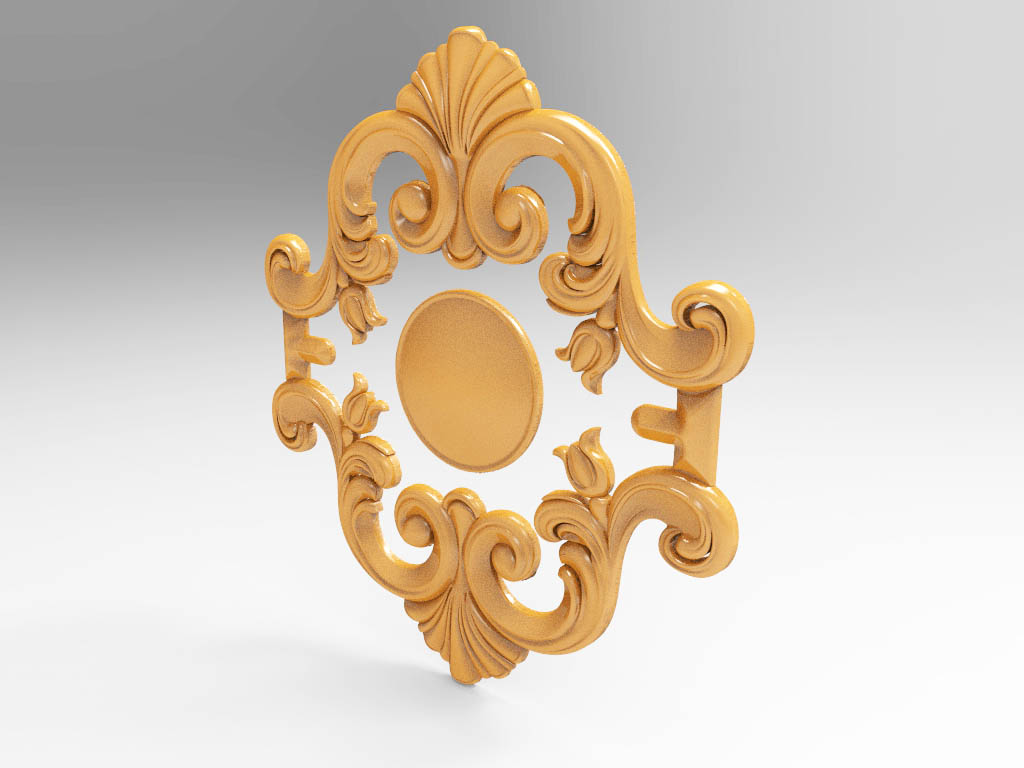 數(shù)控木工雕刻機(jī) 3D 家居裝飾設(shè)計(jì) STL 檔