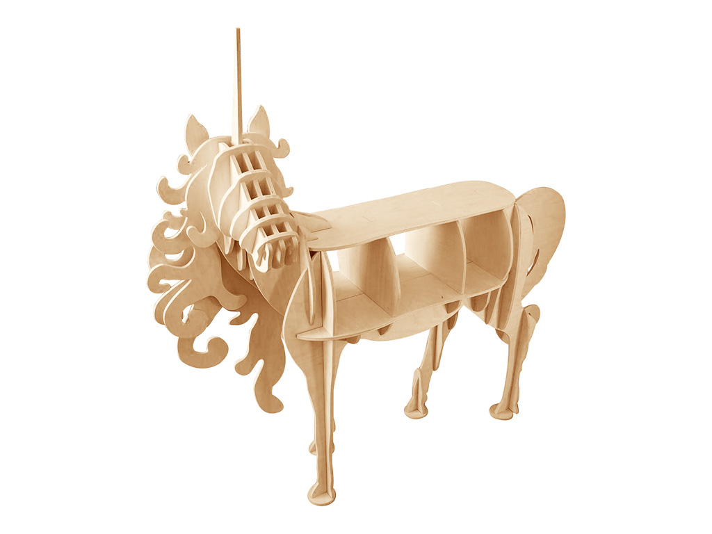 為獨角獸貨架項目嵌套數(shù)控雕刻機