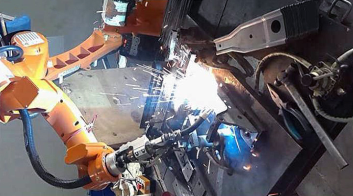 汽車(chē)門(mén)光纖激光焊接機(jī)器人