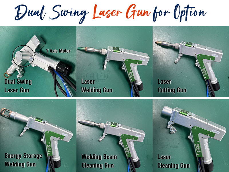 雙擺激光焊接、清洗、切割槍