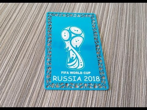 2018 年 FIFA 世界杯徽標光纖激光雕刻機 2018 年 FIFA 世界杯徽標光纖激光雕刻機