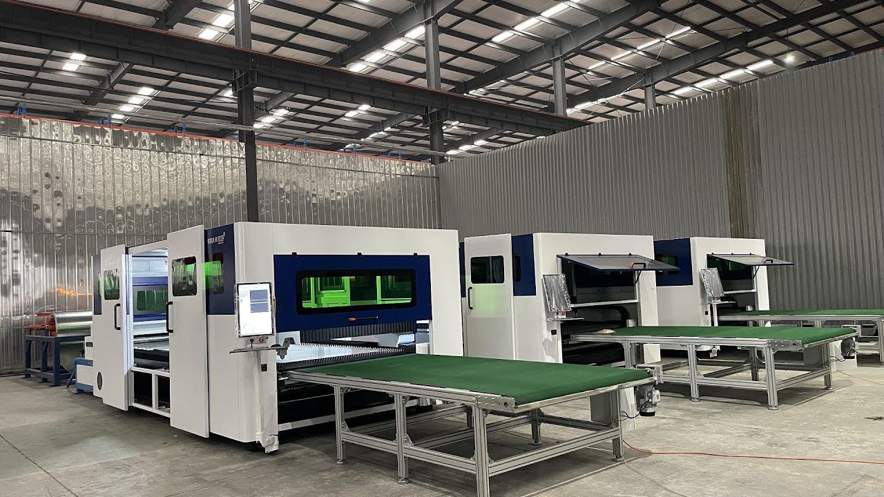 自動激光下料系統(tǒng):卷料送料激光切割機 自動激光下料系統(tǒng):卷料送料激光切割機