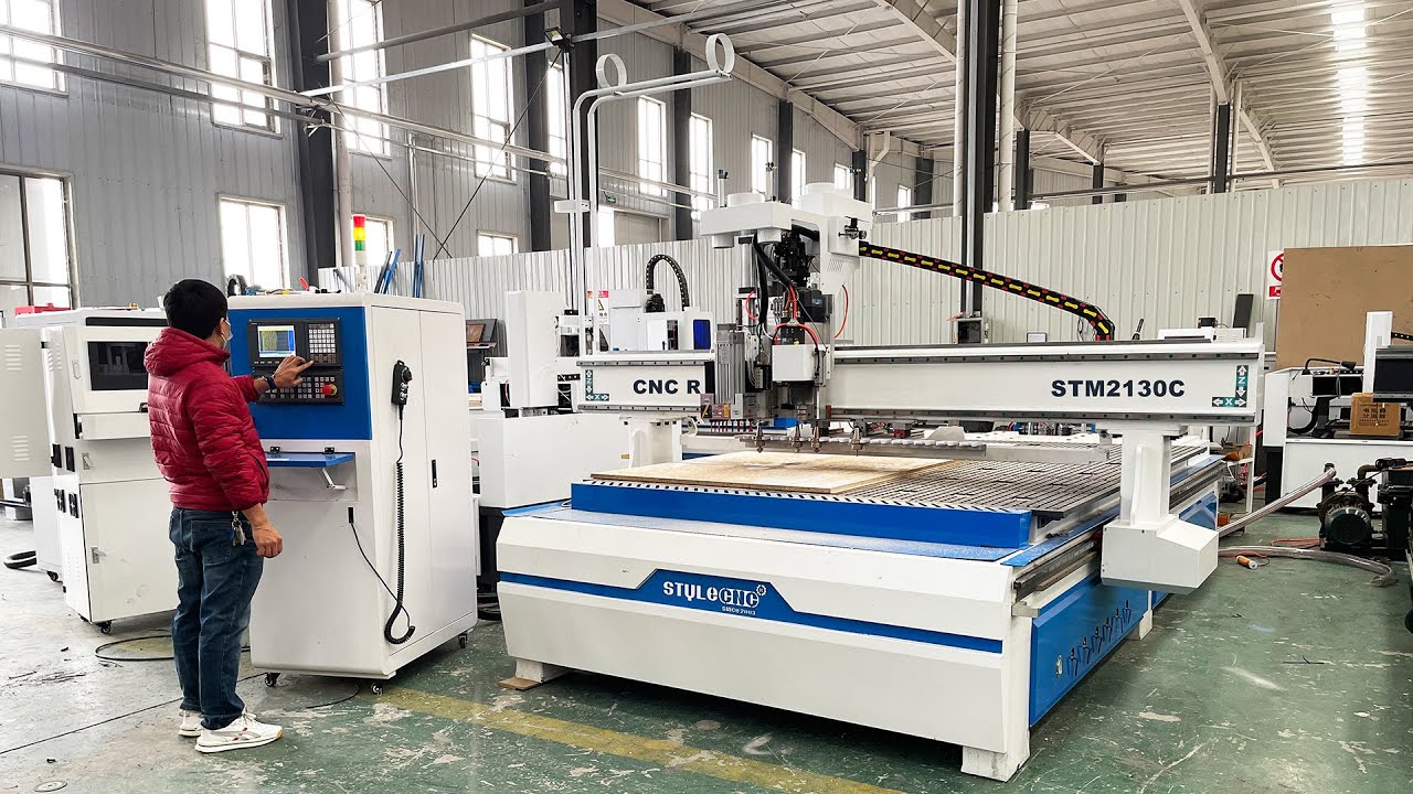 用于定制櫥柜制造的智能嵌套數控雕刻機 用于定制櫥柜制造的智能嵌套數控雕刻機